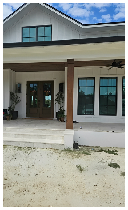Modern modular home exterior
